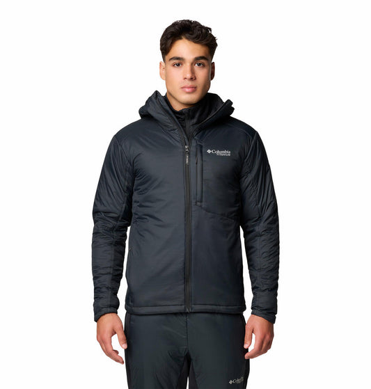 Columbia Mens Black Silver Leaf Stretch Insulated II Jacket