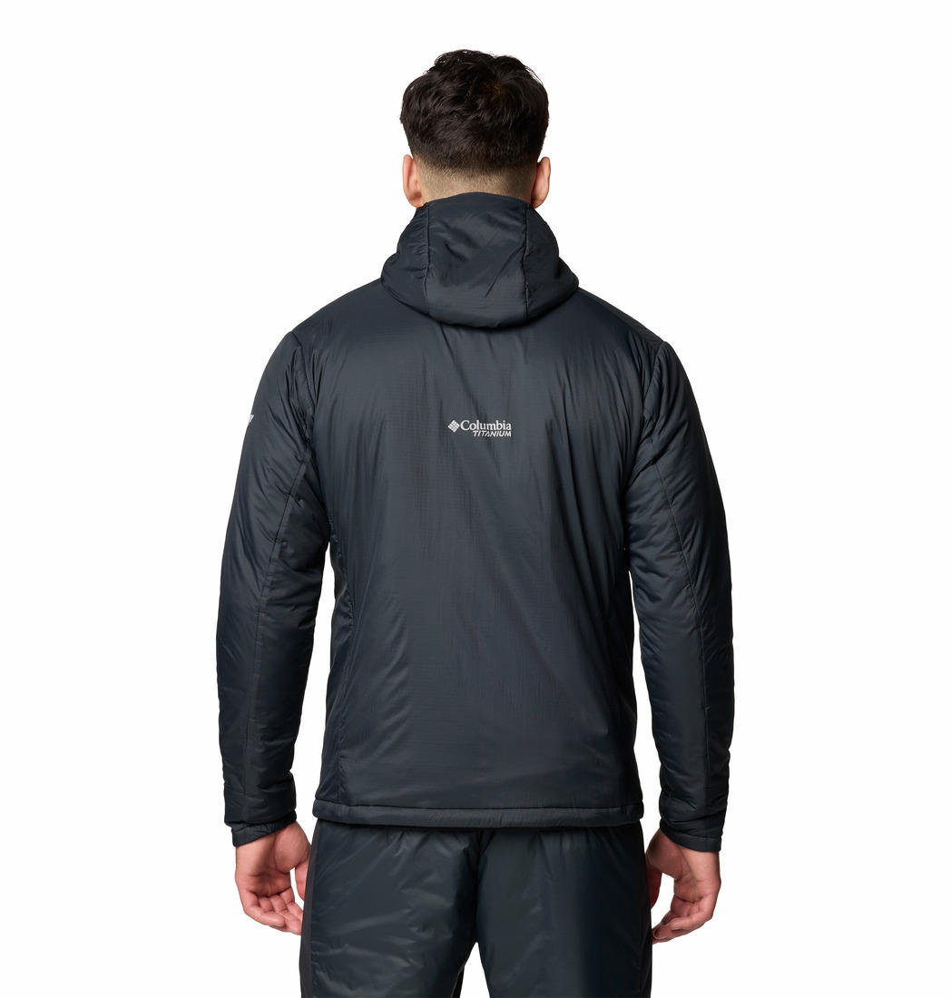 Columbia Mens Black Silver Leaf Stretch Insulated II Jacket