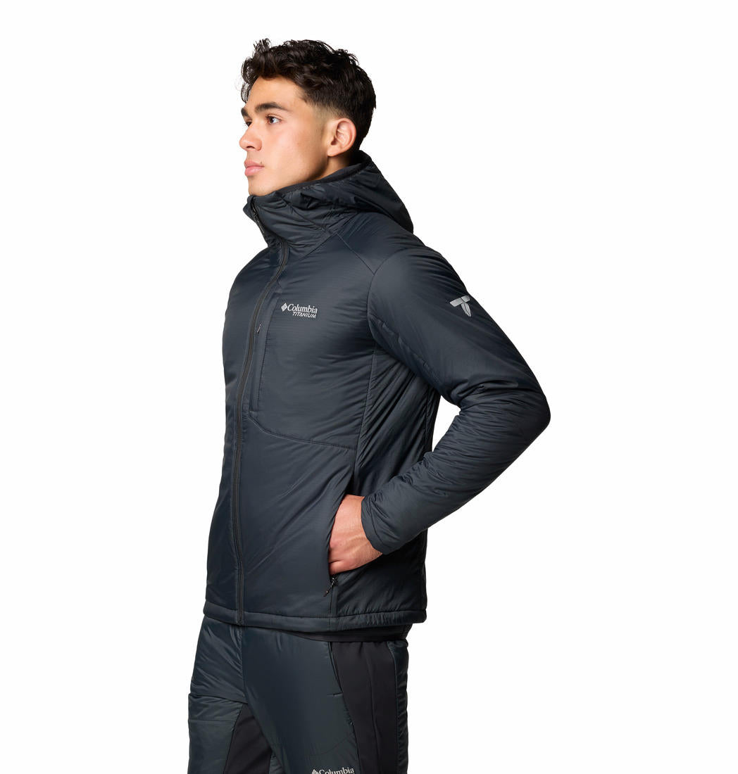 Columbia Mens Black Silver Leaf Stretch Insulated II Jacket