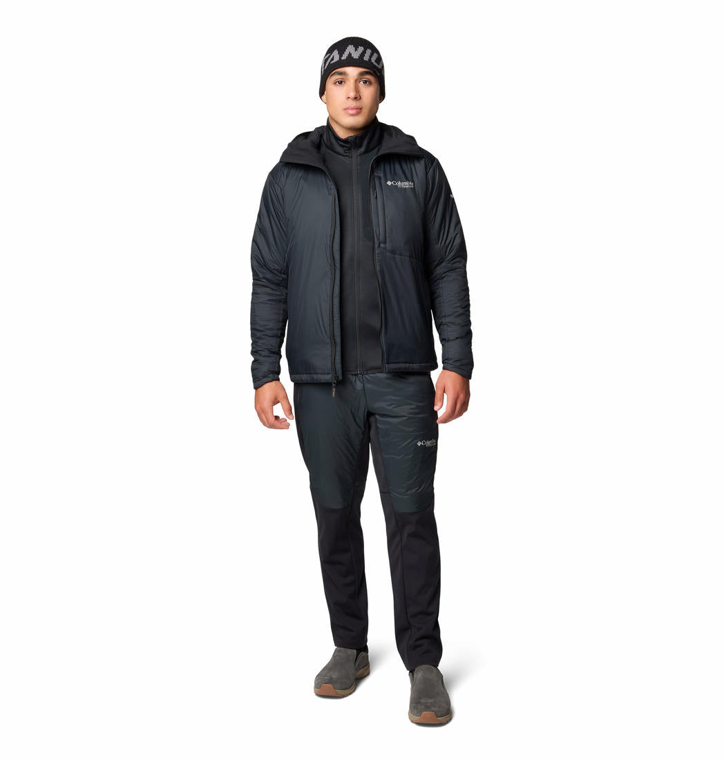 Columbia Mens Black Silver Leaf Stretch Insulated II Jacket