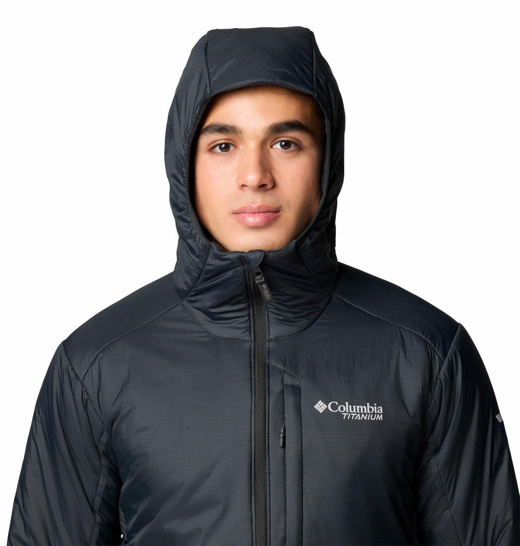 Columbia Mens Black Silver Leaf Stretch Insulated II Jacket
