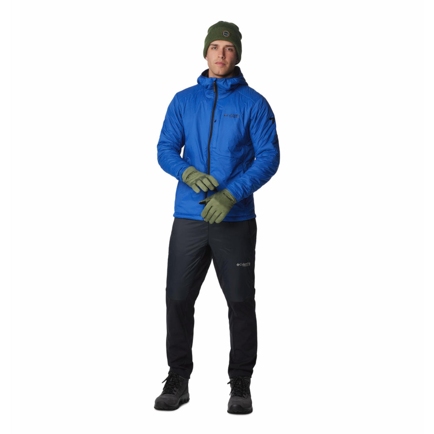 Columbia Mens Blue Silver Leaf Stretch Insulated II Jacket