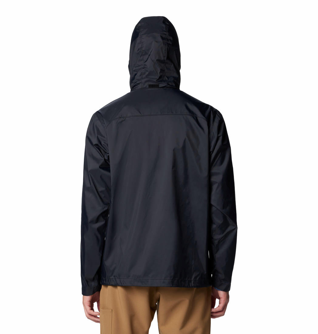 Columbia Mens Black Glennaker Lake II Rain Jacket