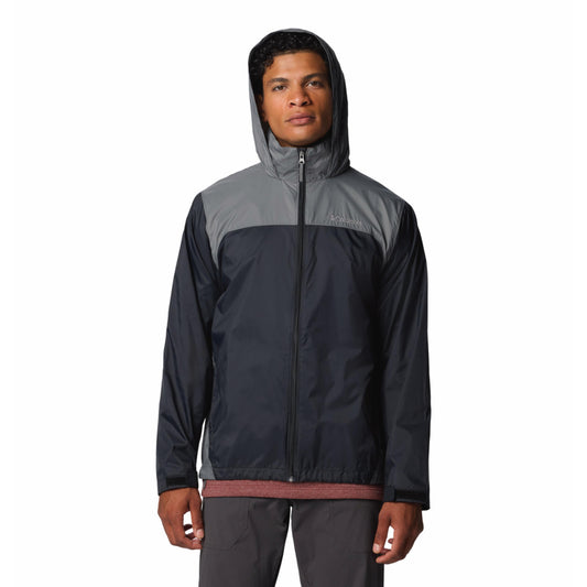 Columbia Men Grey Glennaker Lake II Rain Waterproof Rain Jacket