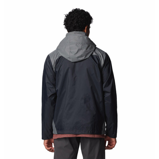 Columbia Men Grey Glennaker Lake II Rain Waterproof Rain Jacket