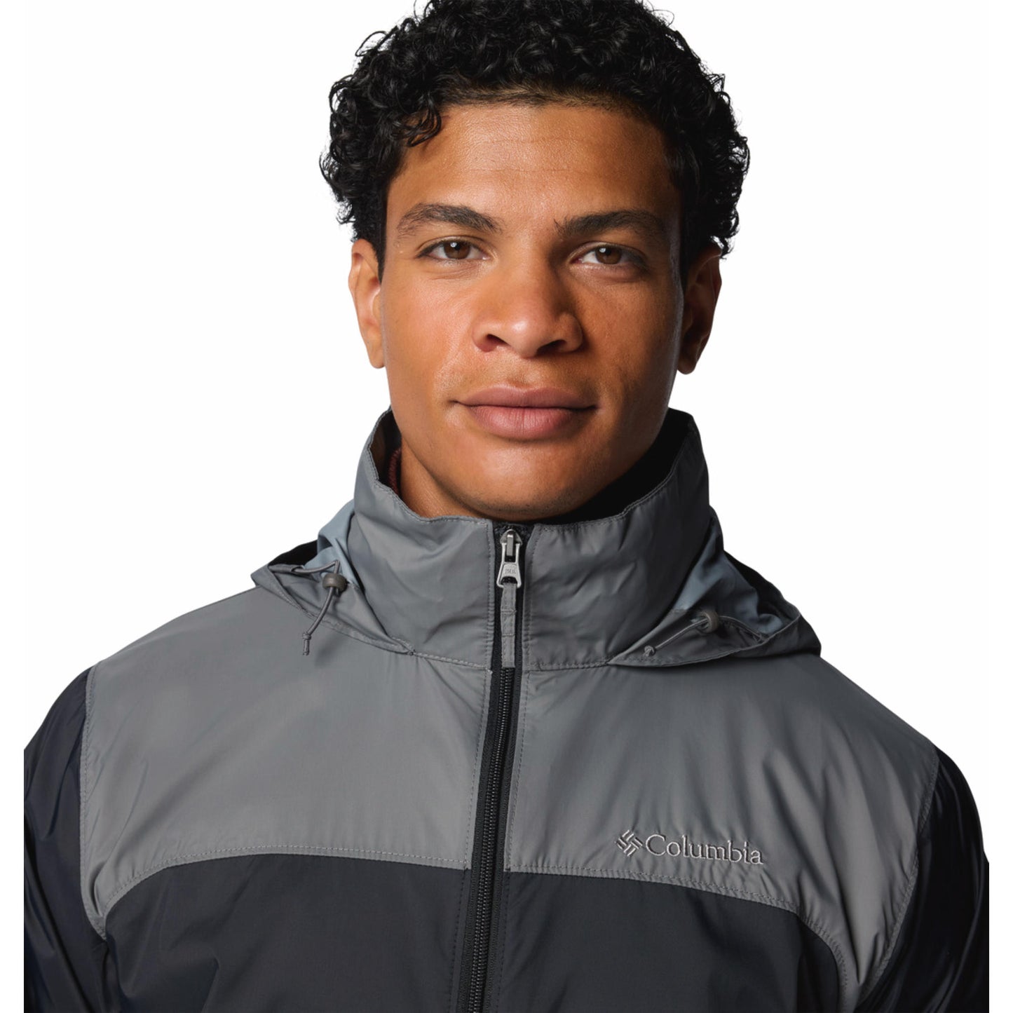 Columbia Men Grey Glennaker Lake II Rain Waterproof Rain Jacket