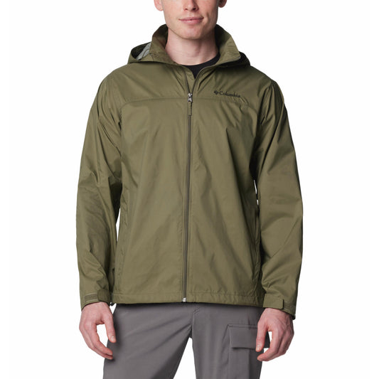 Columbia Men Green Glennaker Lake II Rain Waterproof Rain Jacket