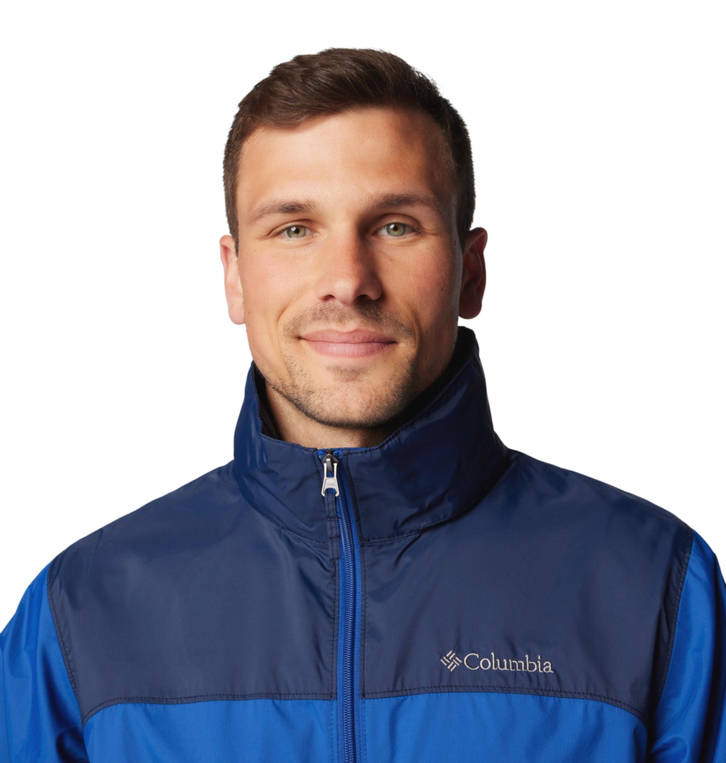 Columbia Mens Navy Blue Glennaker Lake II Rain Jacket