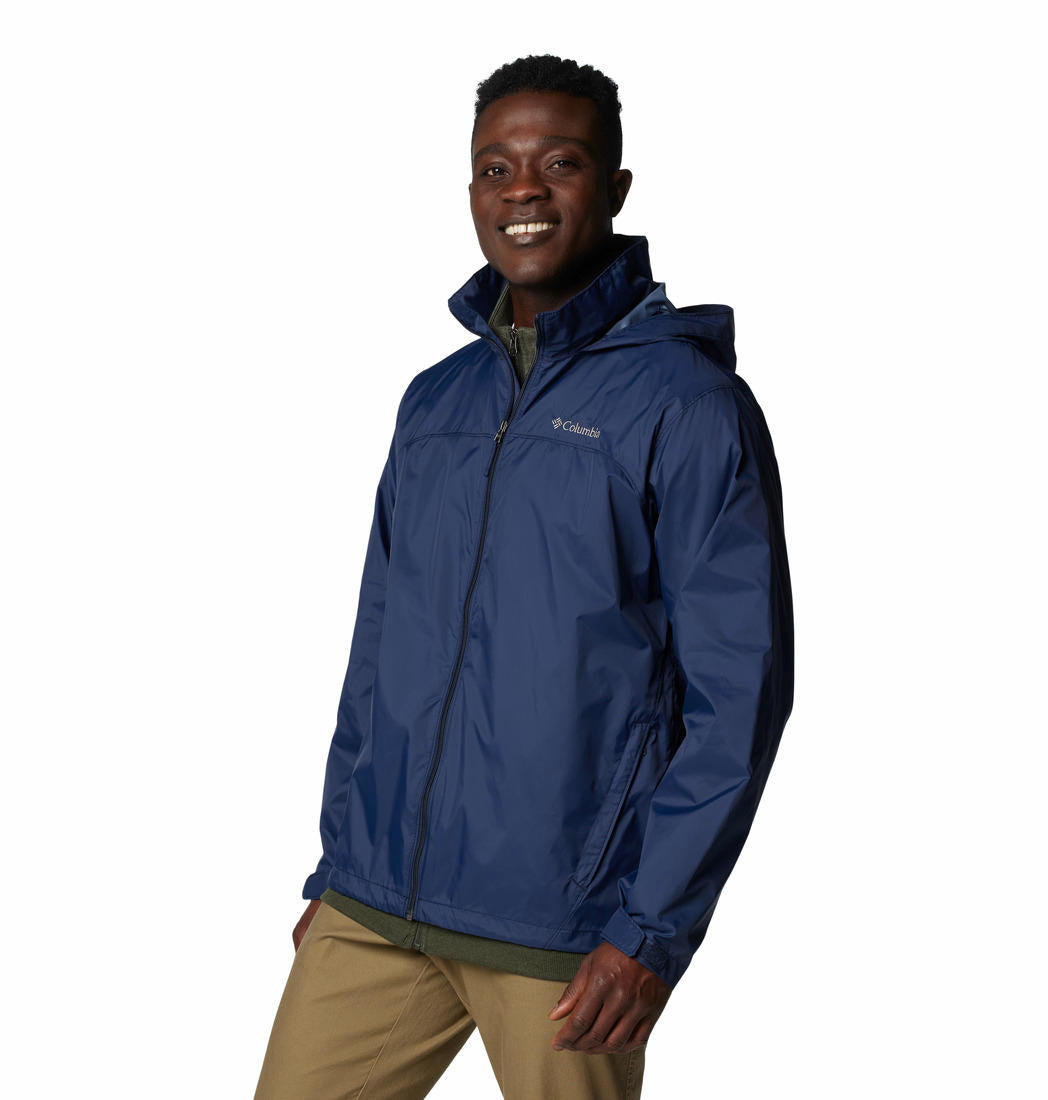 Columbia Mens Blue Glennaker Lake II Rain Jacket