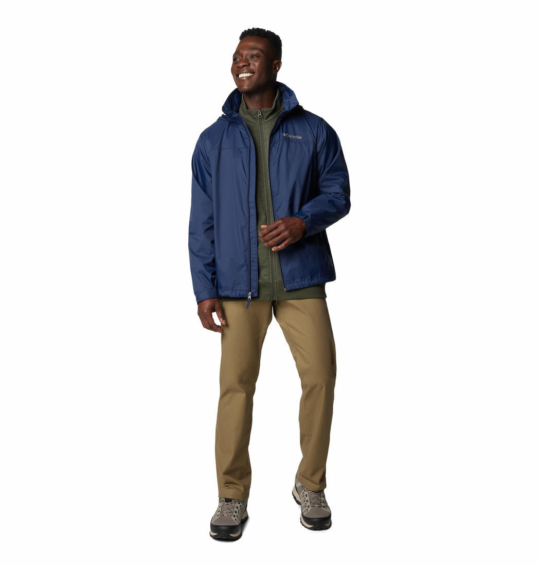 Columbia Mens Blue Glennaker Lake II Rain Jacket