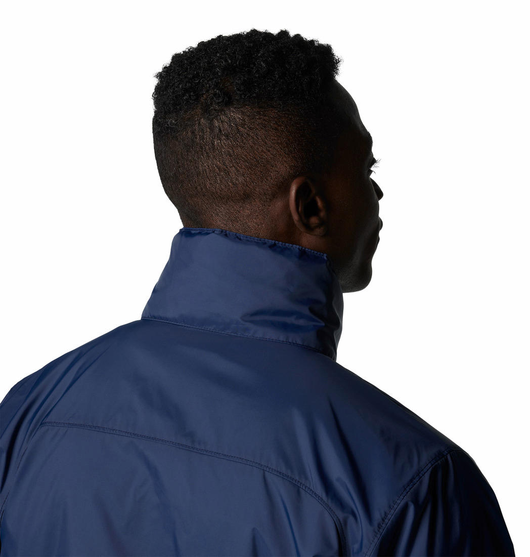 Columbia Mens Blue Glennaker Lake II Rain Jacket
