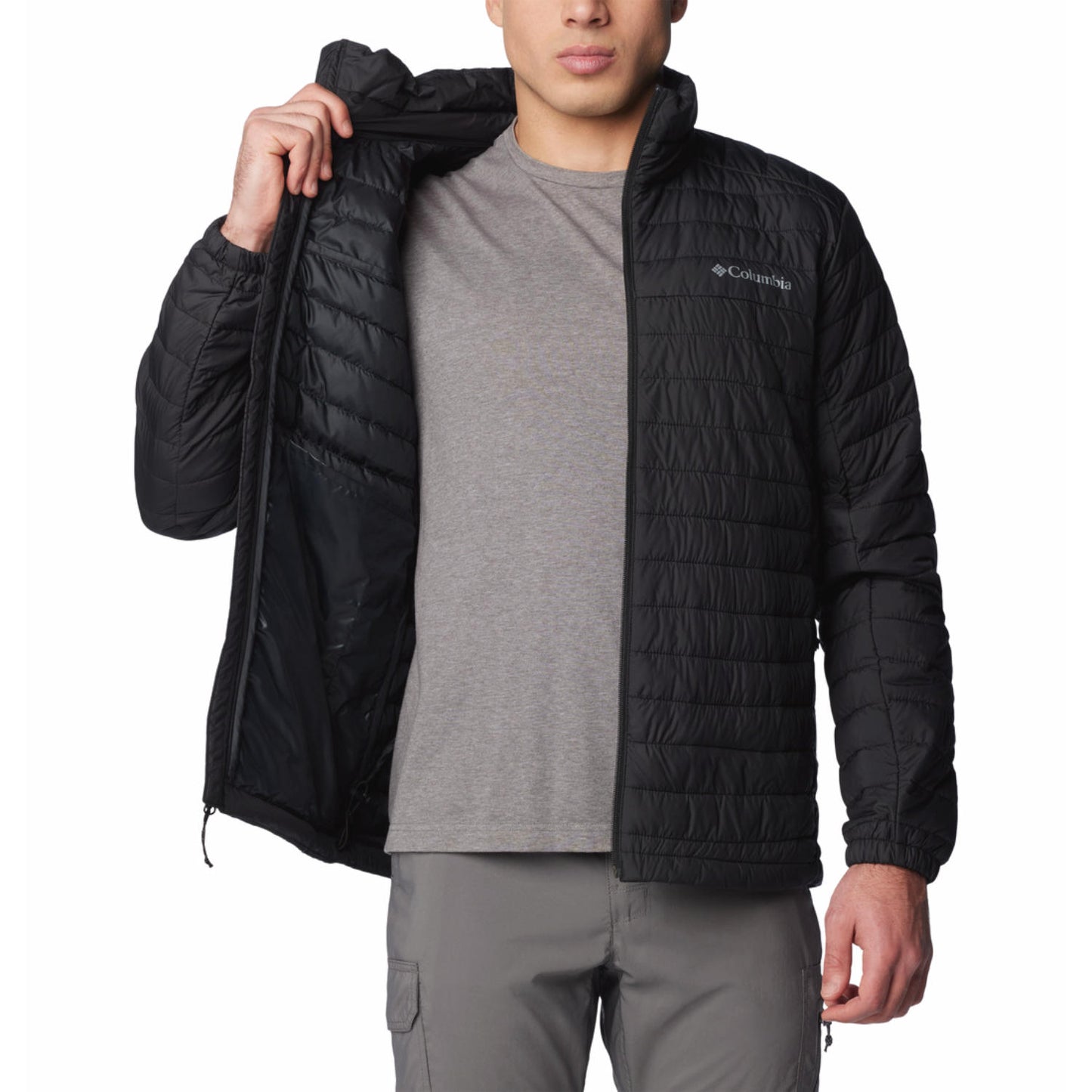 Columbia Mens Black Silver Falls II Jacket