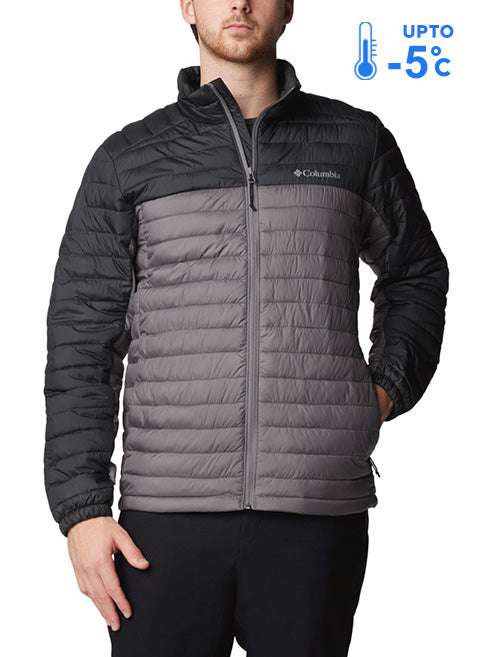 Columbia Men Grey Omni-Shield Silver Falls II Down Jacket