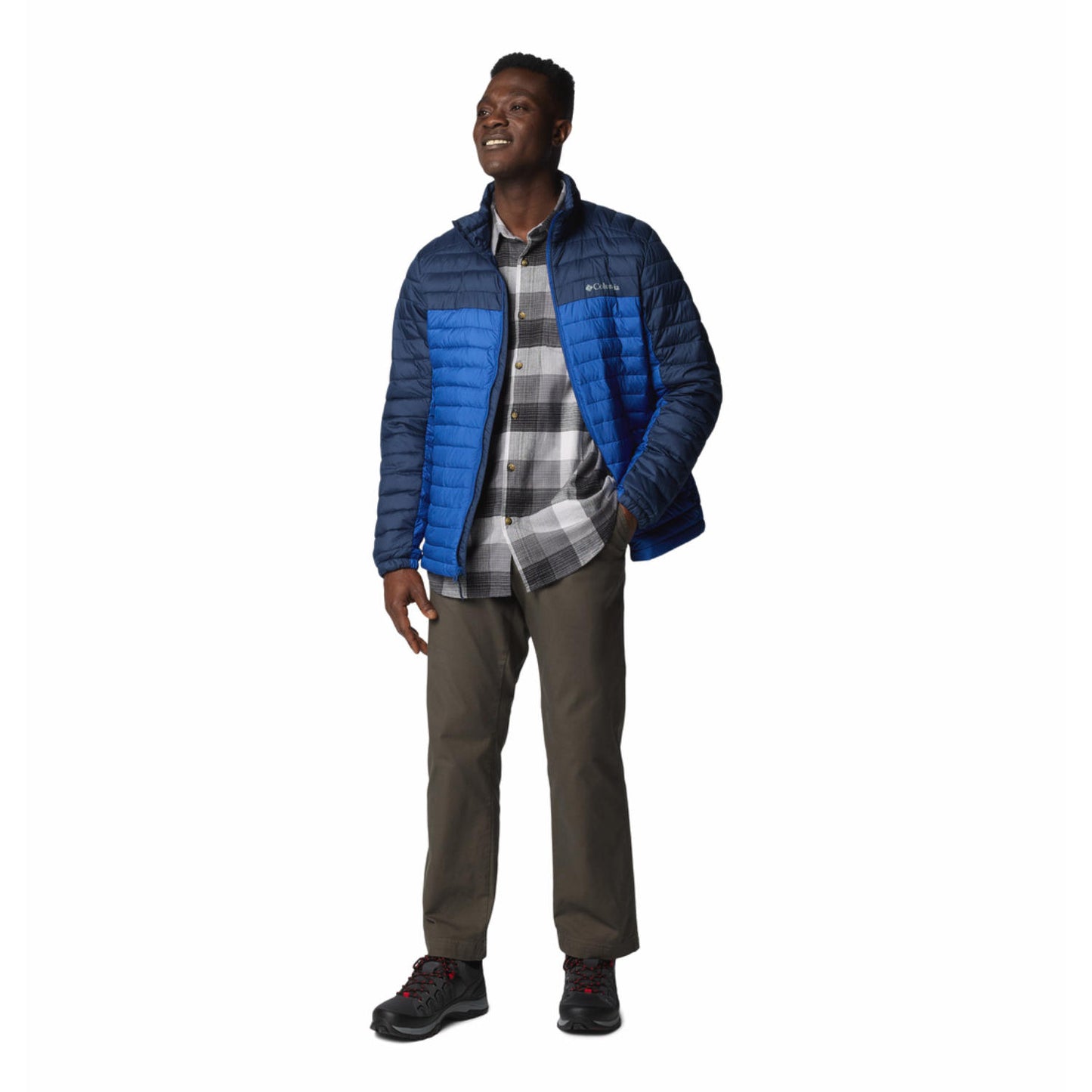 Columbia Mens Blue Omni Shield Silver Falls II Jacket
