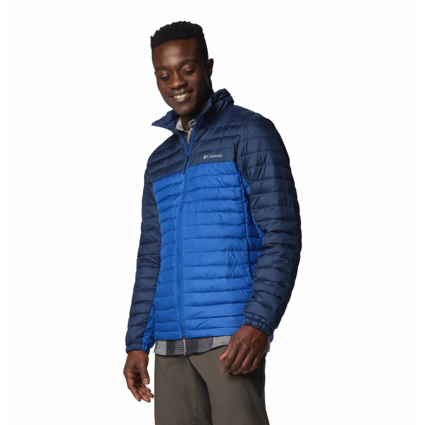 Columbia Mens Blue Omni Shield Silver Falls II Jacket