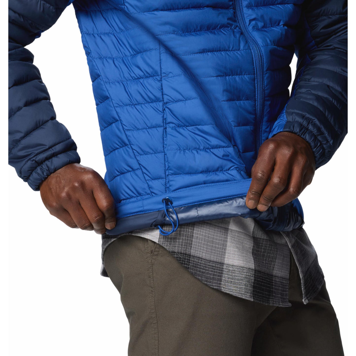 Columbia Mens Blue Omni Shield Silver Falls II Jacket
