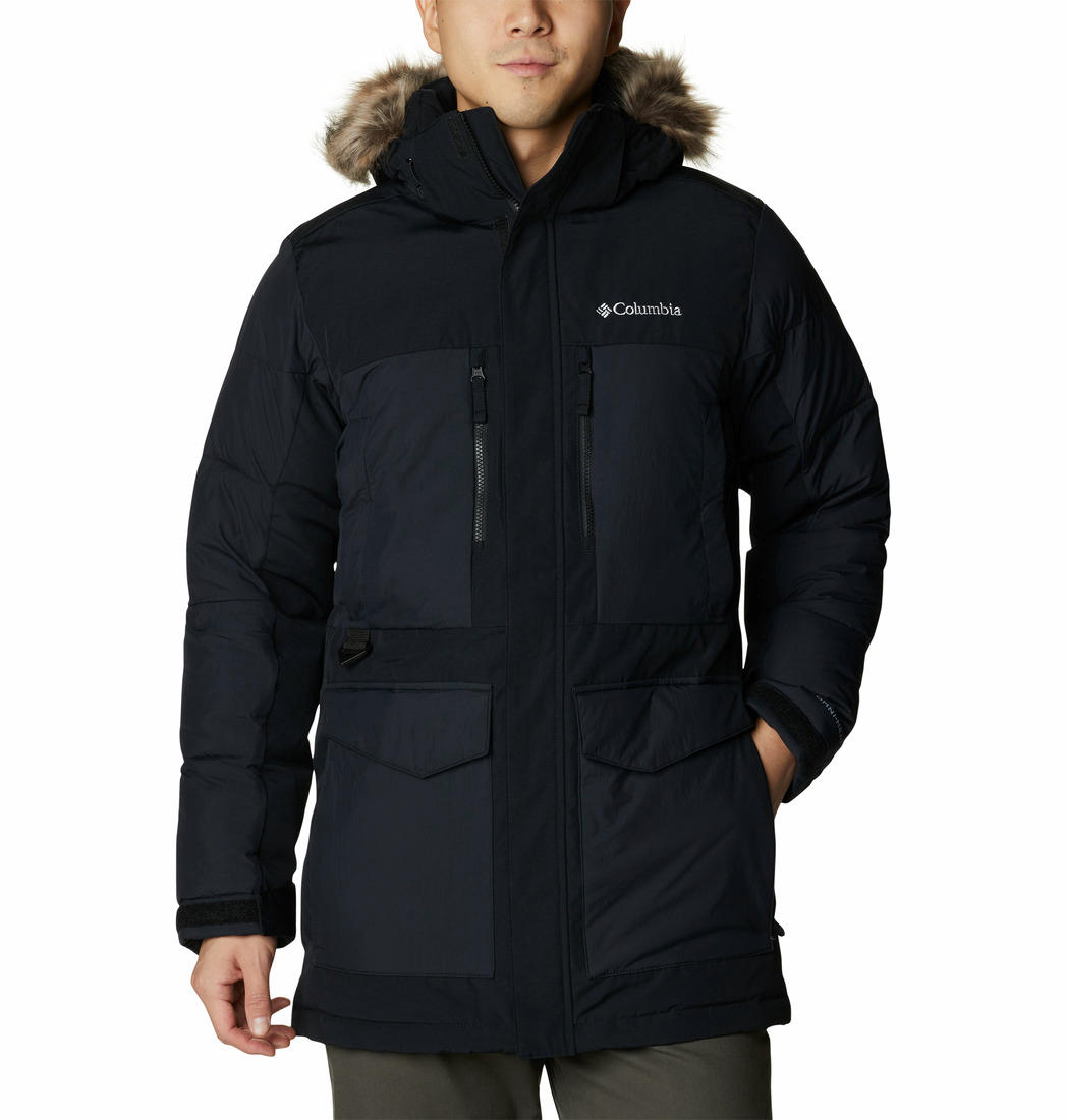 Columbia Mens Black Marquam Peak Fusion II Parka Jacket