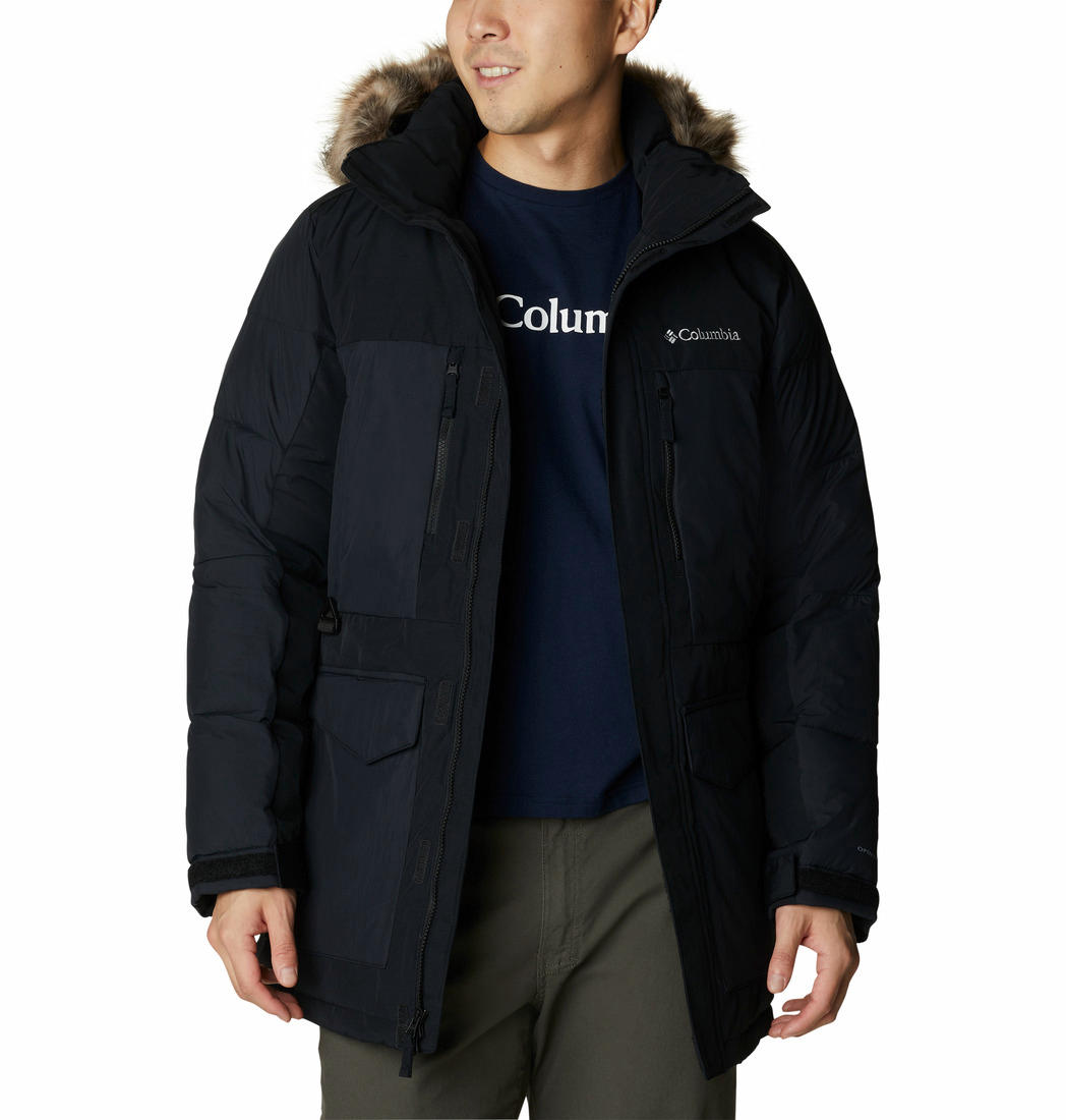 Columbia Mens Black Marquam Peak Fusion II Parka Jacket