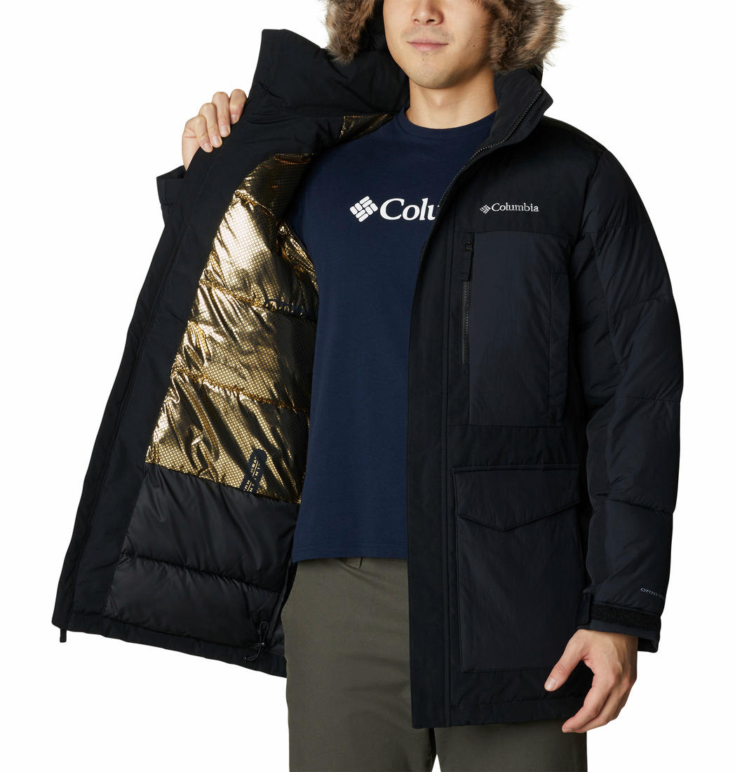 Columbia Mens Black Marquam Peak Fusion II Parka Jacket