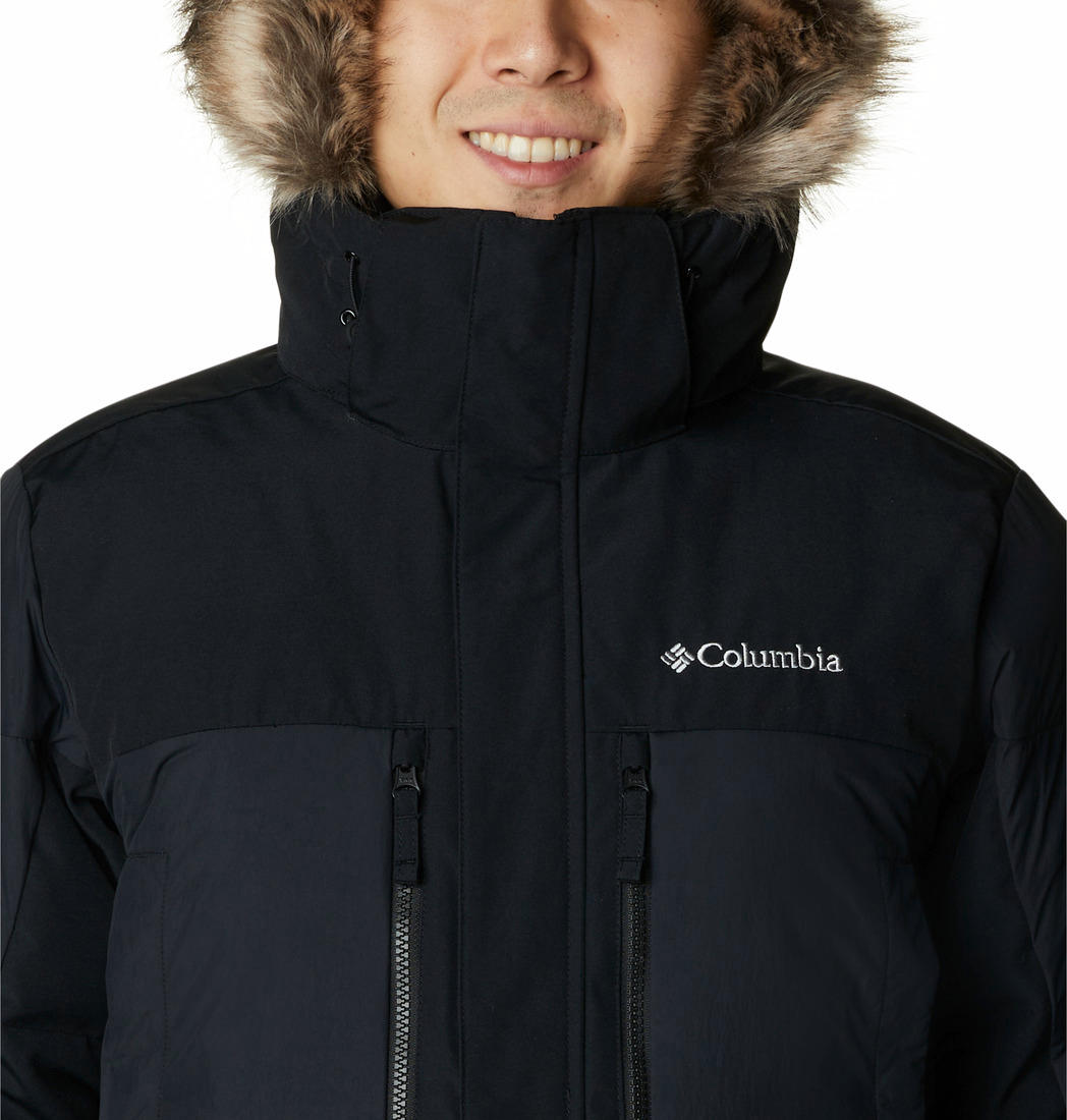 Columbia Mens Black Marquam Peak Fusion II Parka Jacket