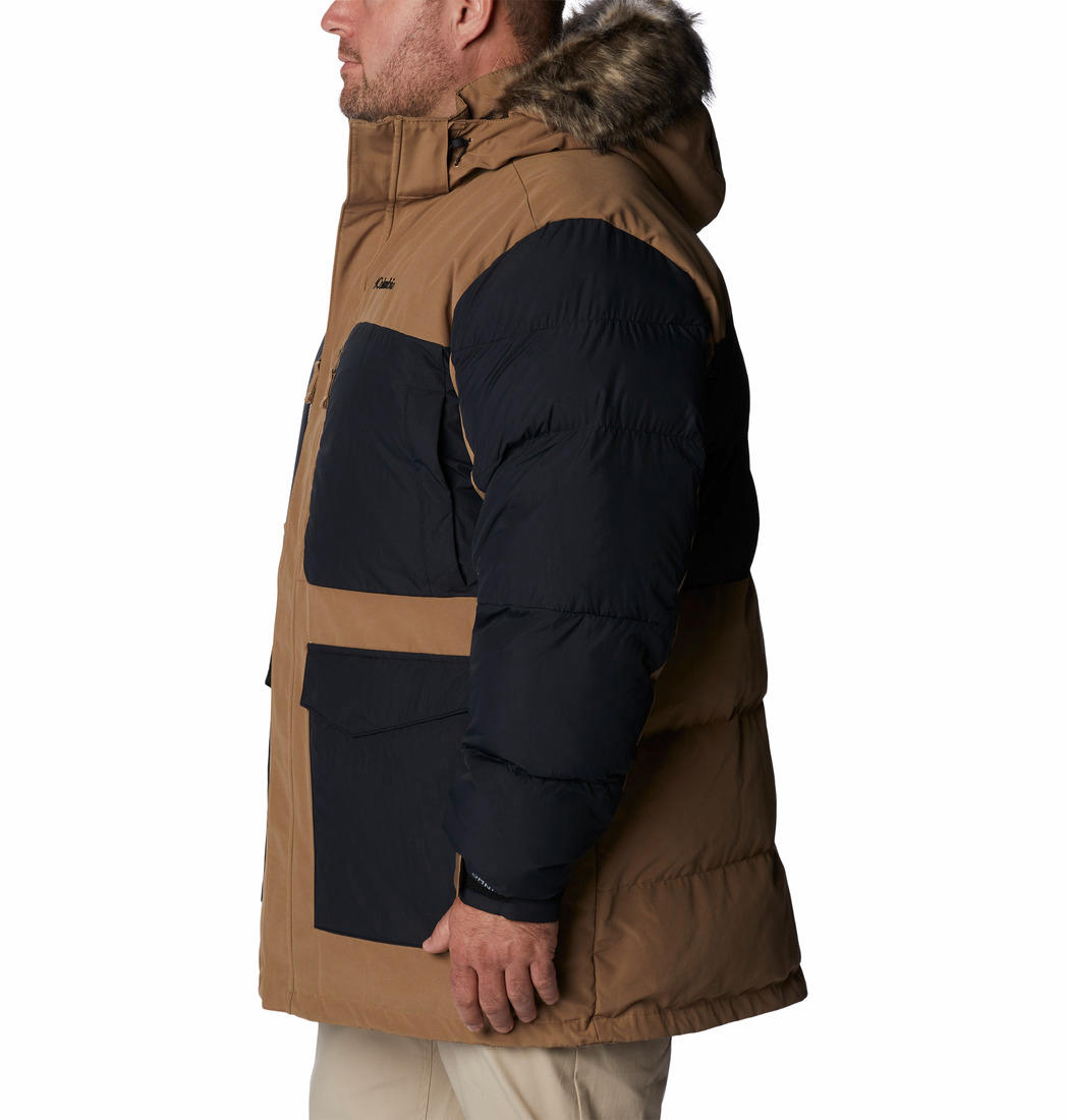Columbia Mens Brown Marquam Peak Fusion II Parka Jacket