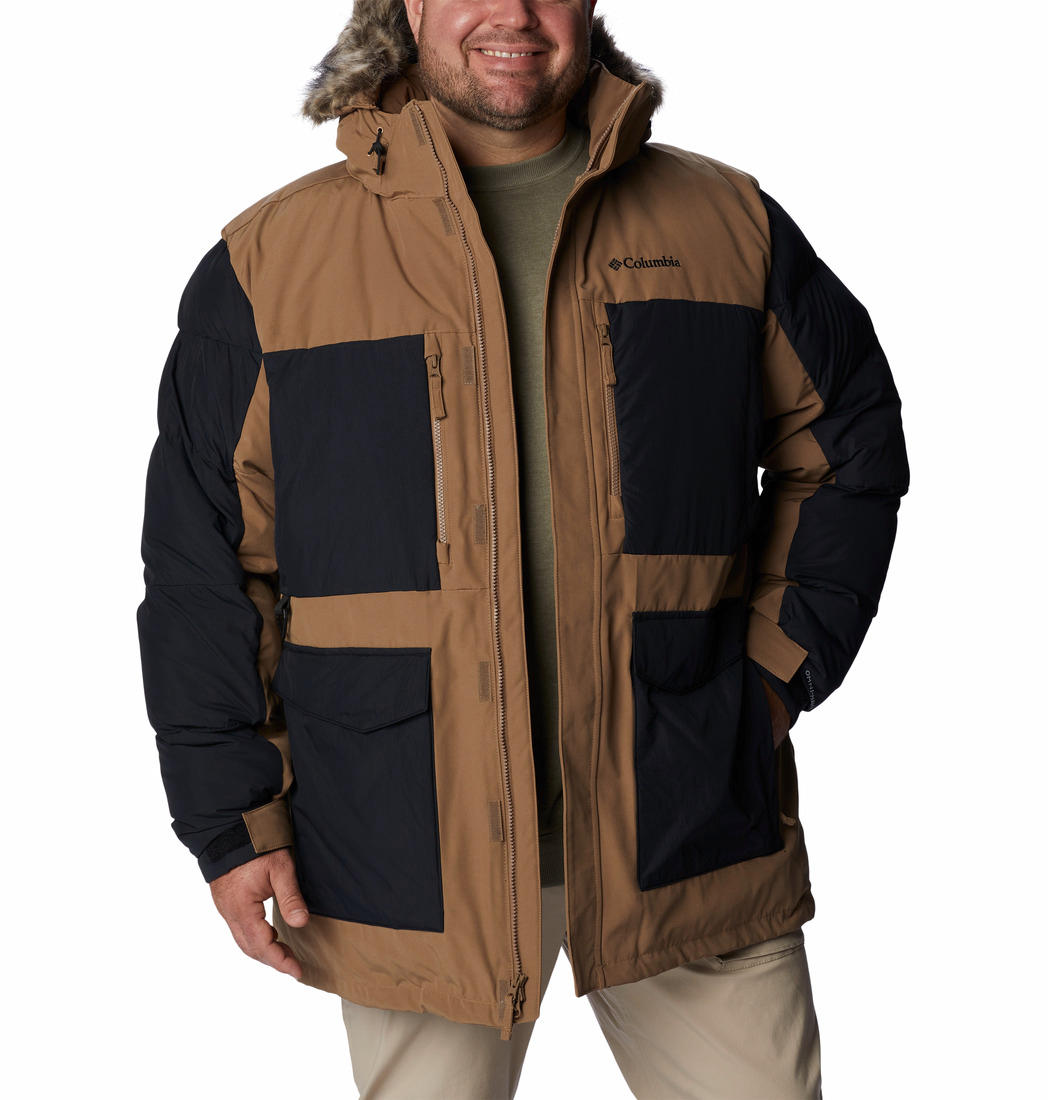 Columbia Mens Brown Marquam Peak Fusion II Parka Jacket