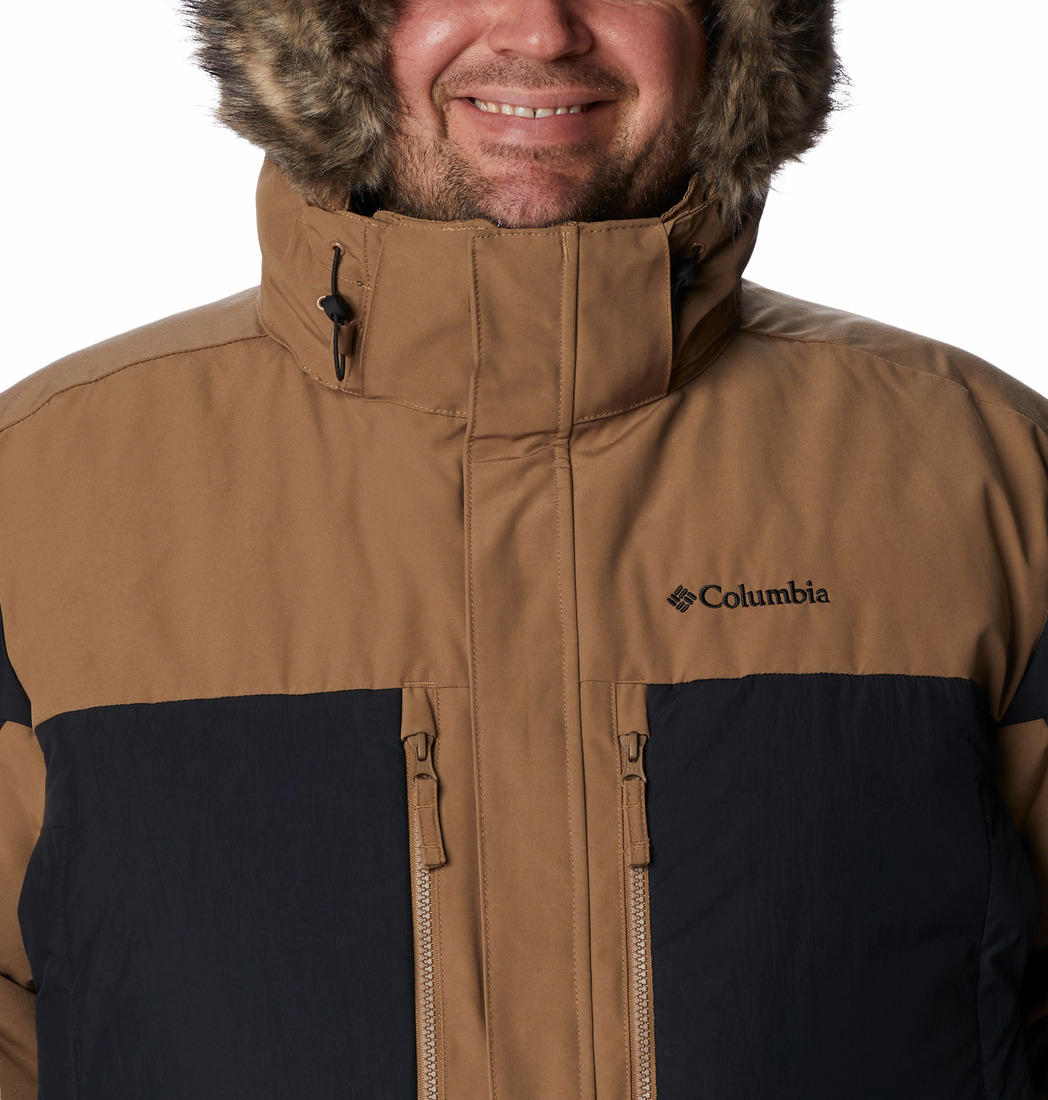 Columbia Mens Brown Marquam Peak Fusion II Parka Jacket