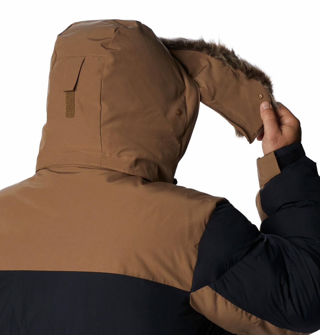 Columbia Mens Brown Marquam Peak Fusion II Parka Jacket