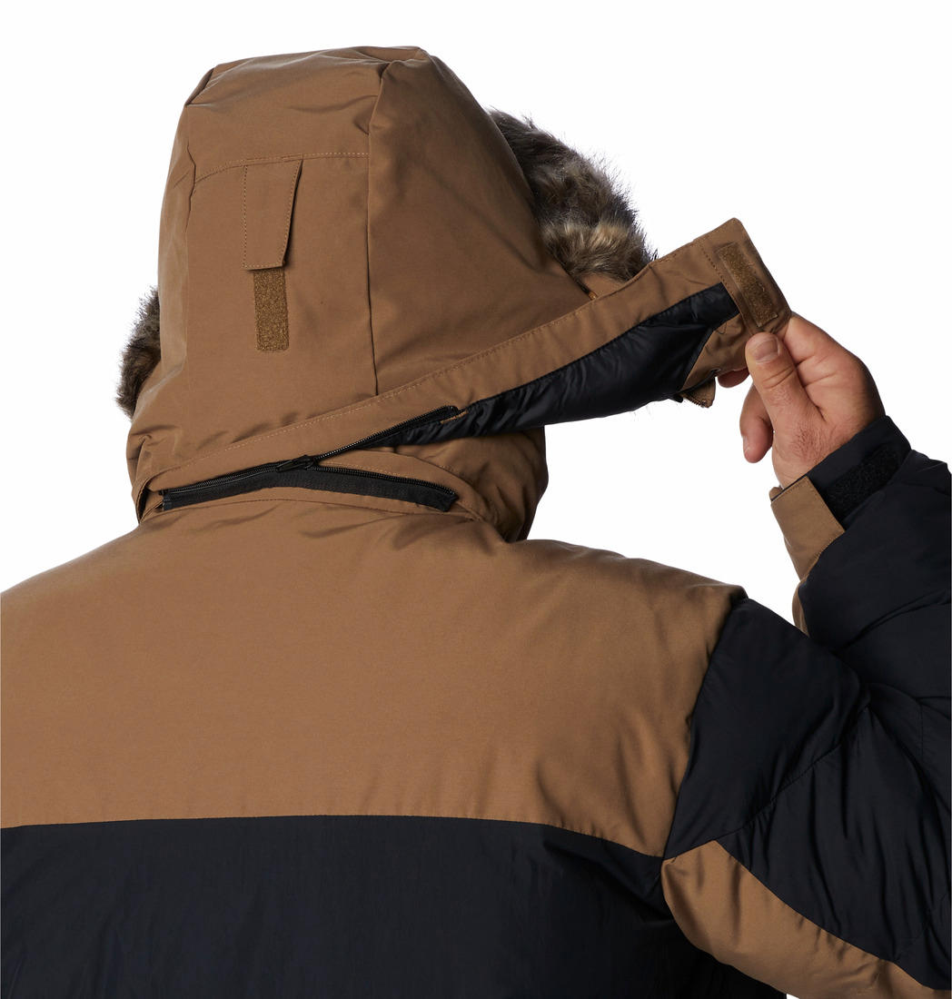 Columbia Mens Brown Marquam Peak Fusion II Parka Jacket