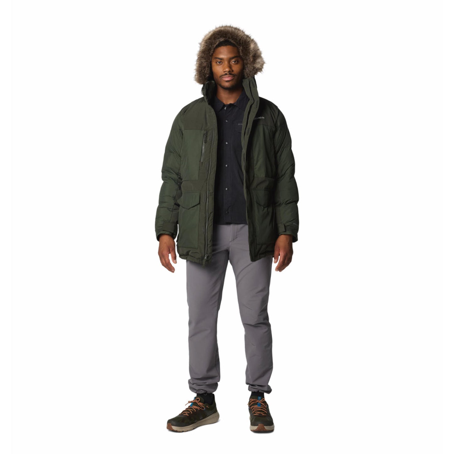 Columbia Mens Green Marquam Peak Fusion II Parka