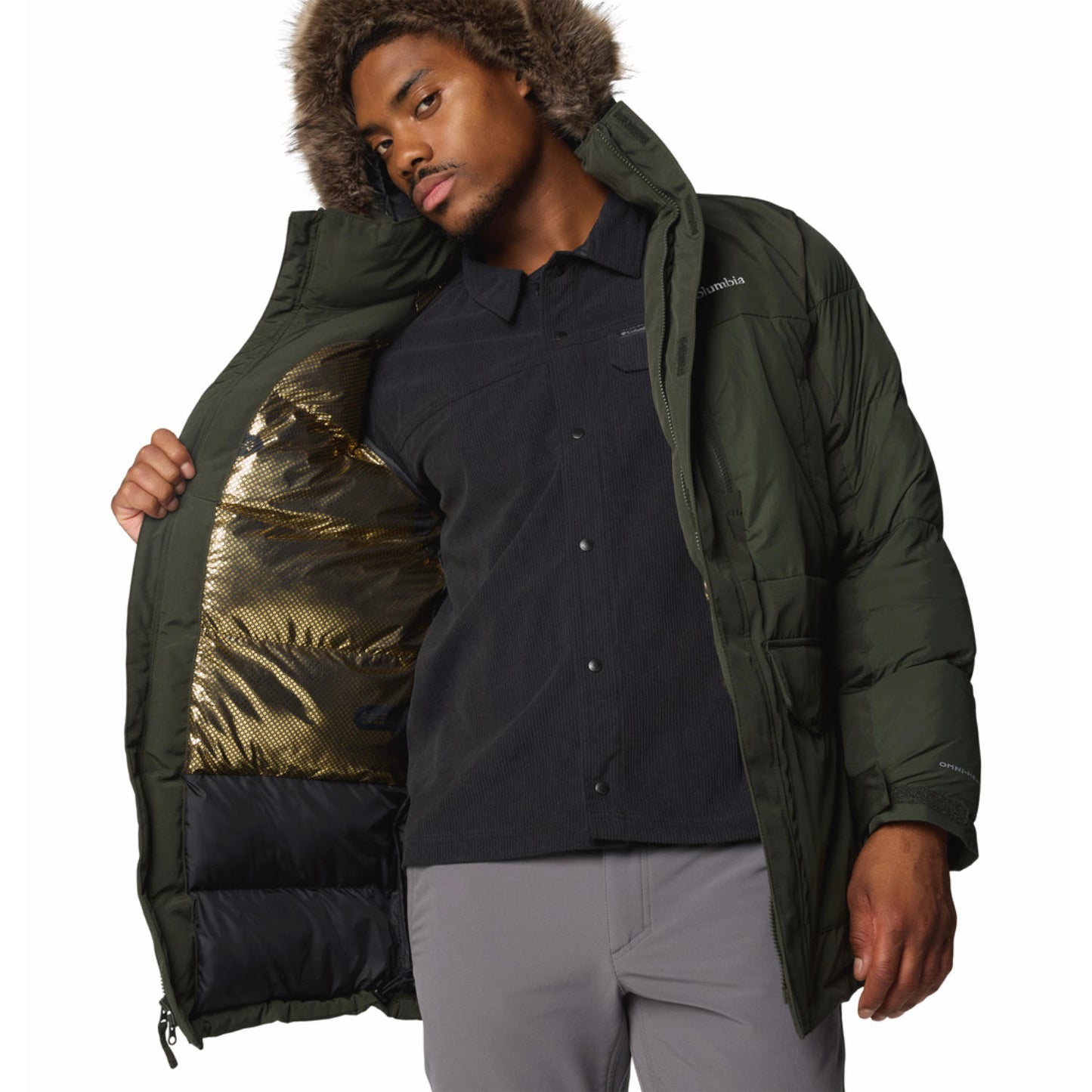 Columbia Mens Green Marquam Peak Fusion II Parka
