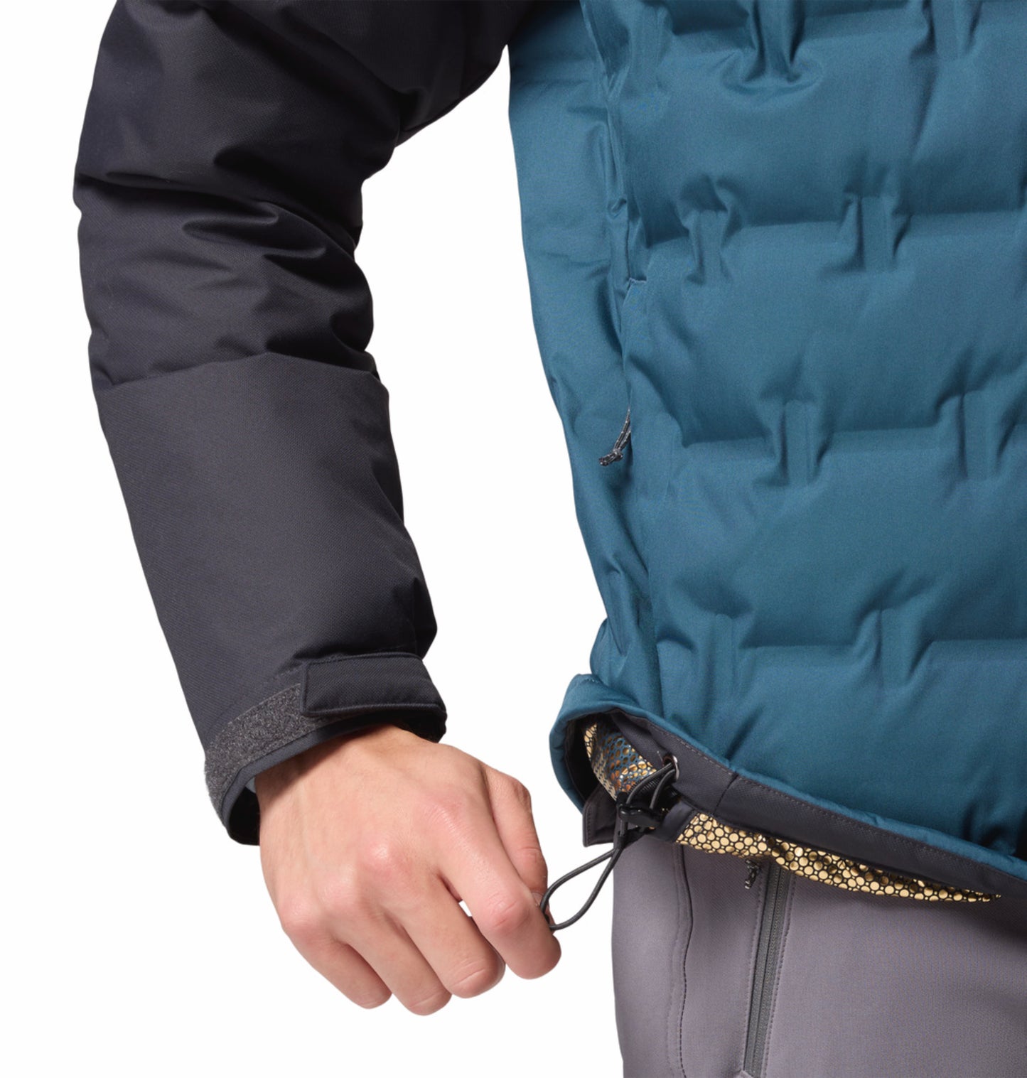 Columbia Men Blue Omni-Heat Inifnity Grand Trek III Hooded Down Jacket