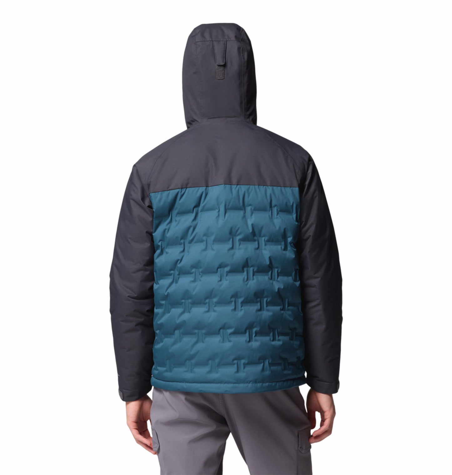 Columbia Men Blue Omni-Heat Inifnity Grand Trek III Hooded Down Jacket