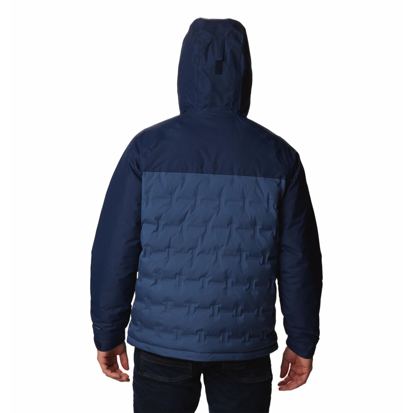 Columbia Men Navy Blue Omni-Heat Infinity Grand Trek III Hooded Down Jacket