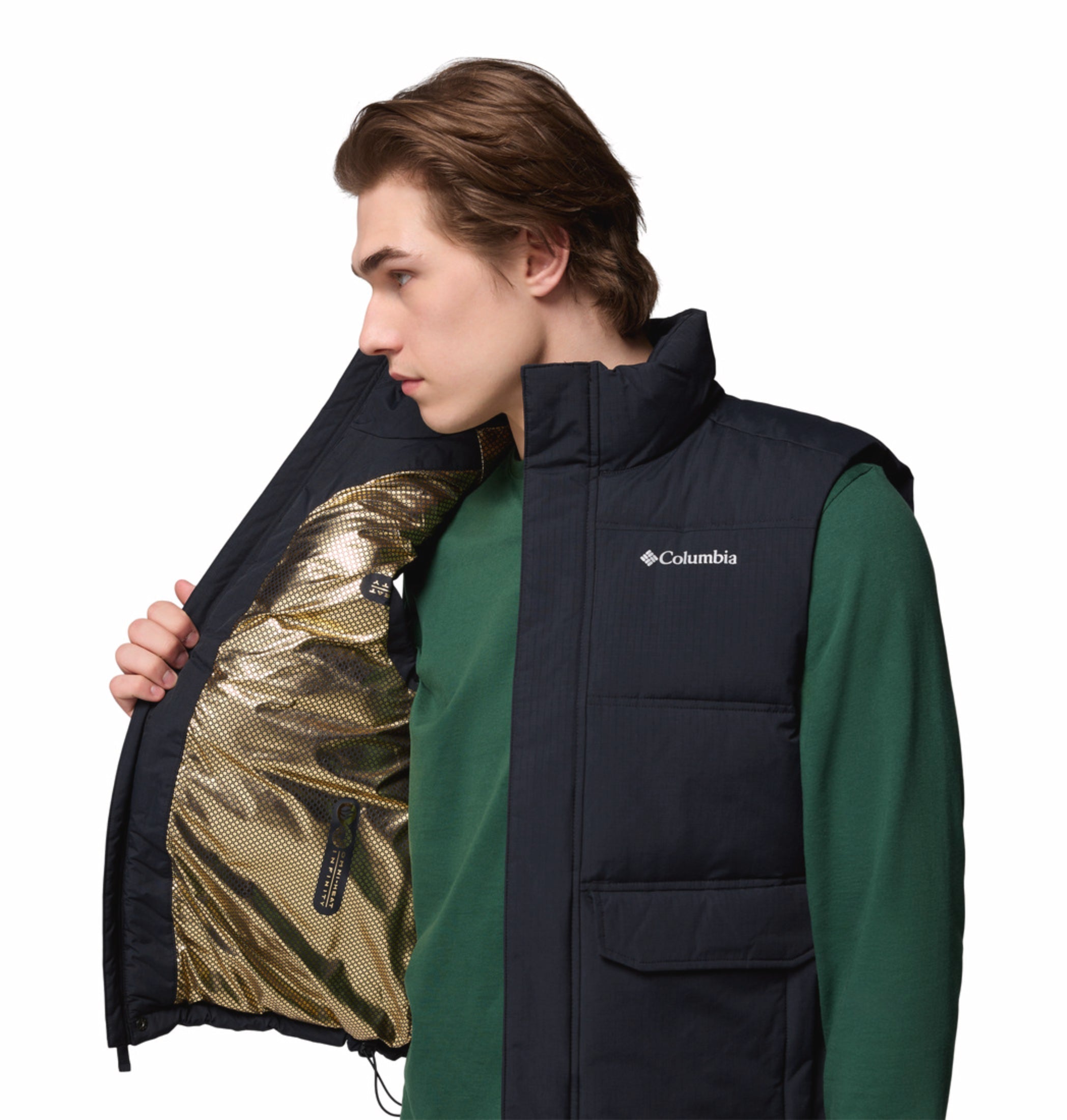 men black omni heat infinity landroamer vest