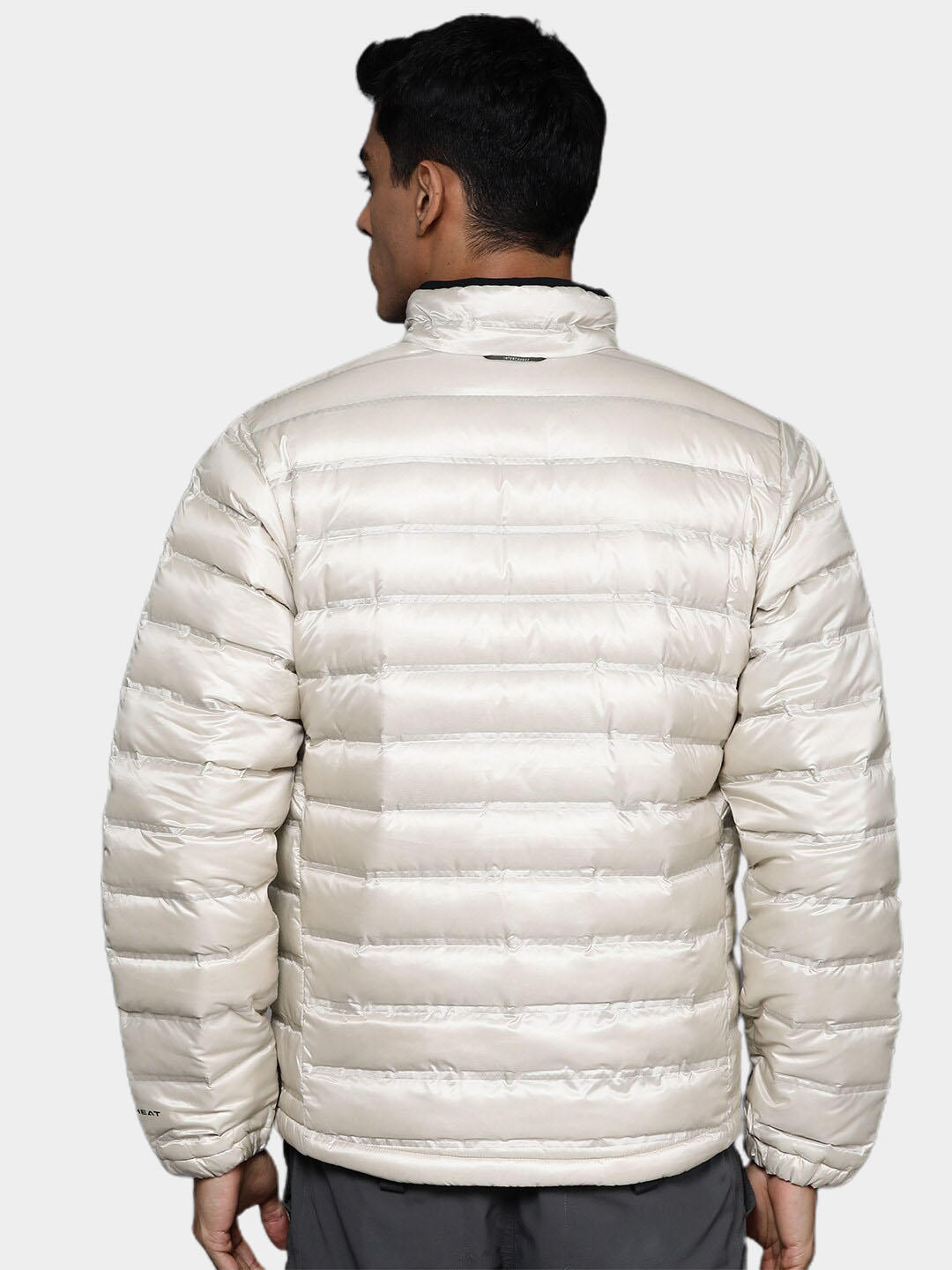 Columbia Men Beige Pebble Peak Down Jacket