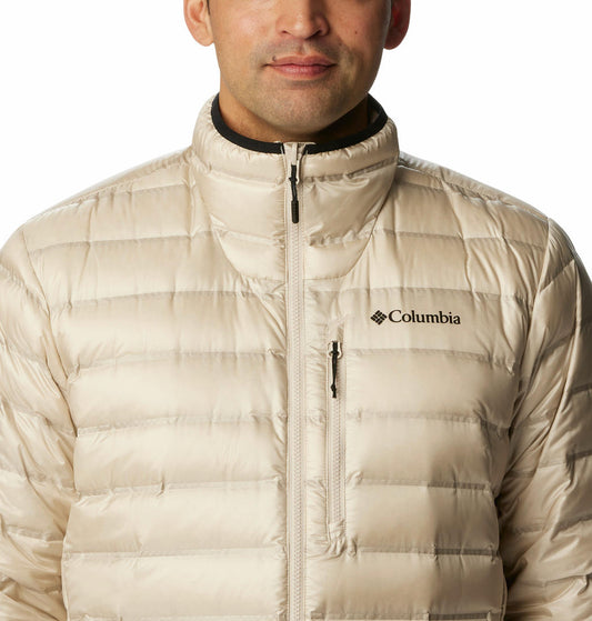Columbia Men Beige Pebble Peak Down Jacket