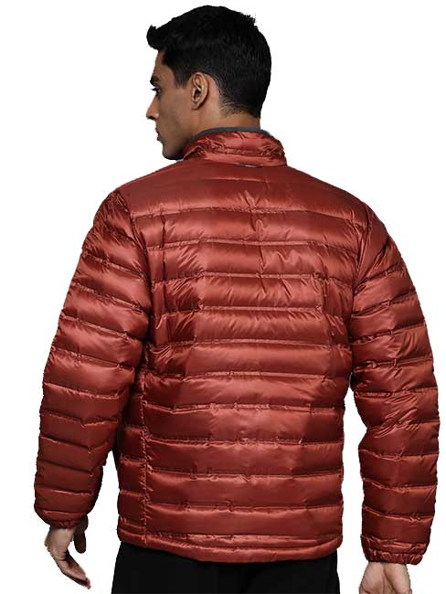 Columbia Men Red Pebble Peak Down Jacket
