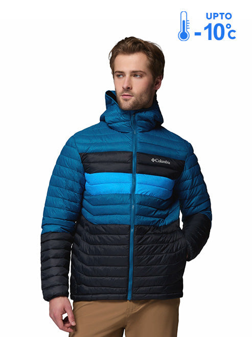 Columbia Men Black Omni-Shield Powder Pass Down Jacket