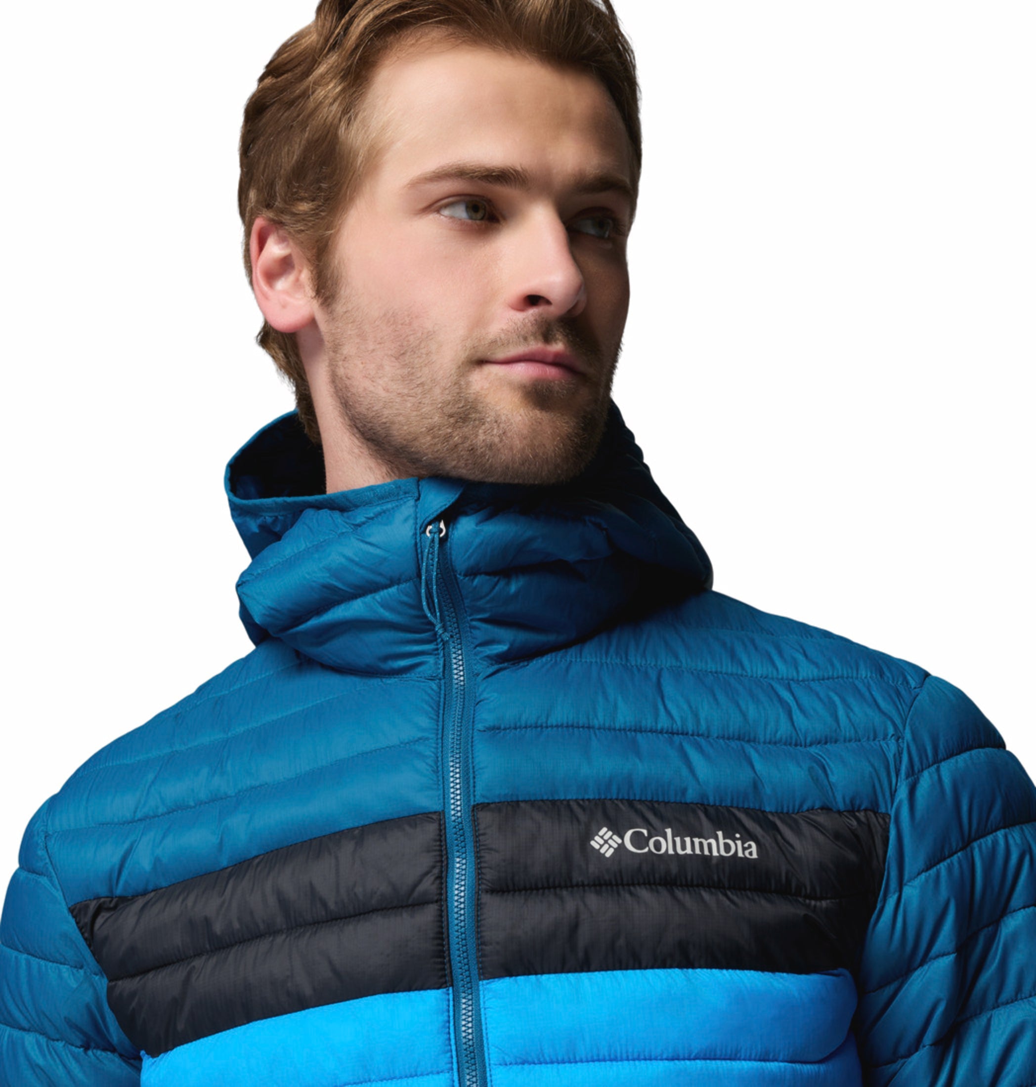 men black omni shield powder pass down jacket
