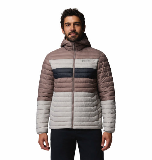 men grey omni shield powder pass down jacket