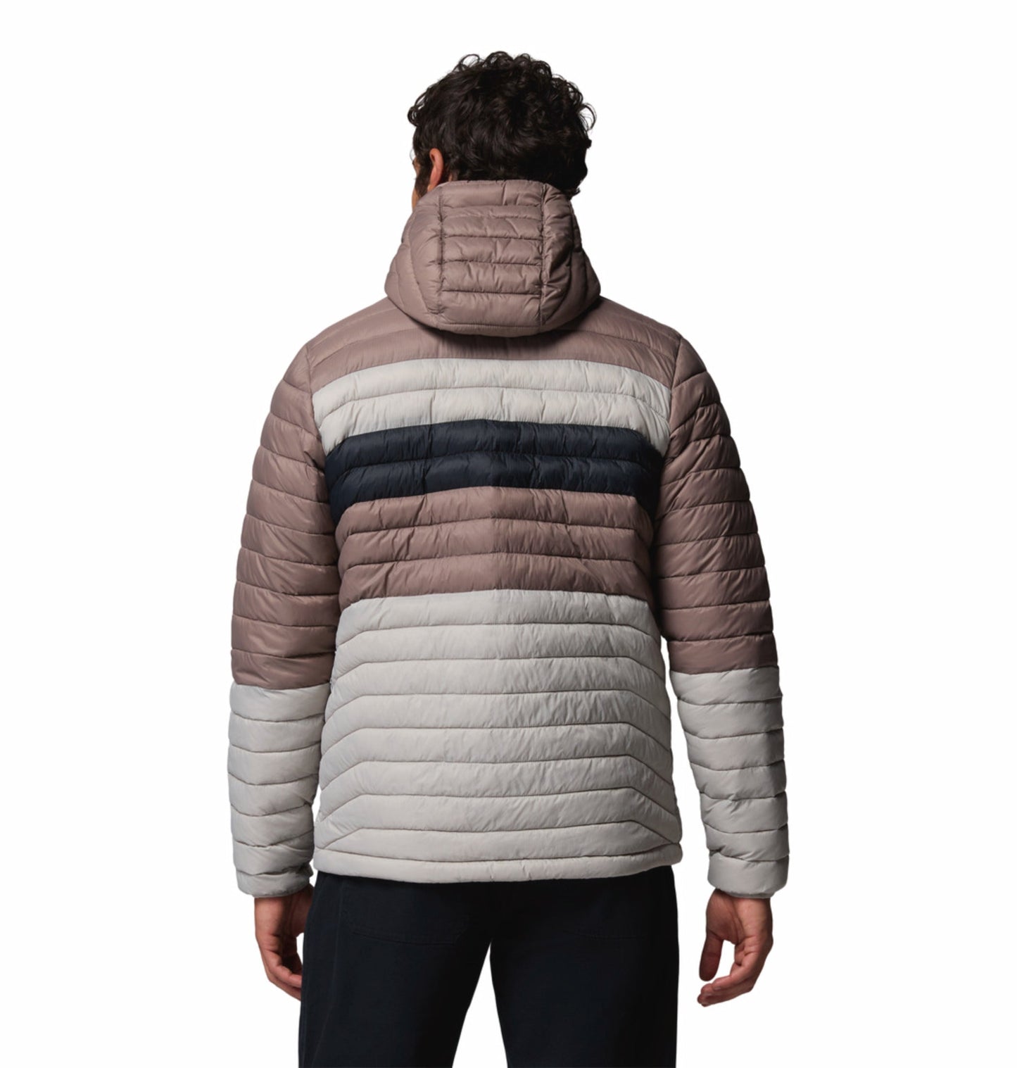 men grey omni shield powder pass down jacket