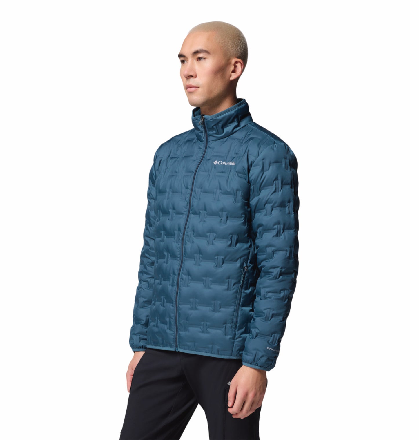 Columbia Men Teal HEAT SEAL Delta Ridge II Down Jacket