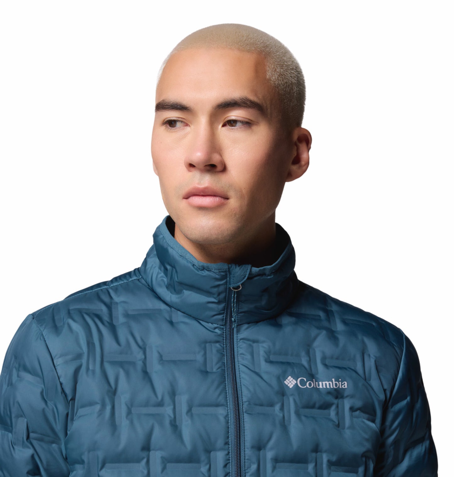 Columbia Men Teal HEAT SEAL Delta Ridge II Down Jacket
