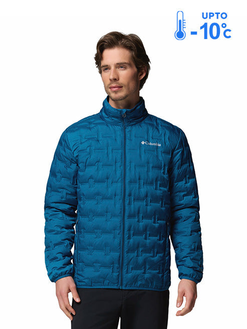 Columbia Men Blue Omni-Heat Reflective Delta Ridge II Down Jacket