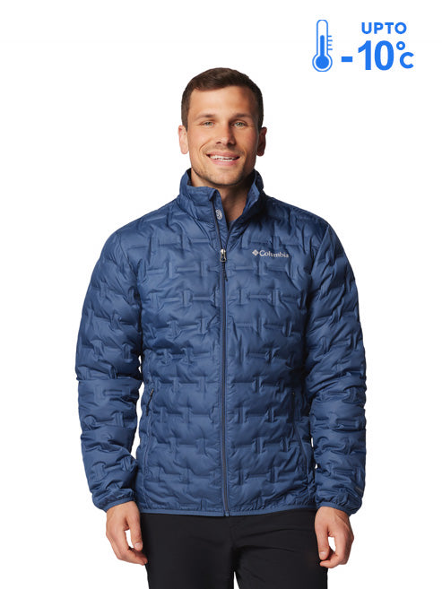 Columbia Men Blue Delta Ridge II Down Jacket