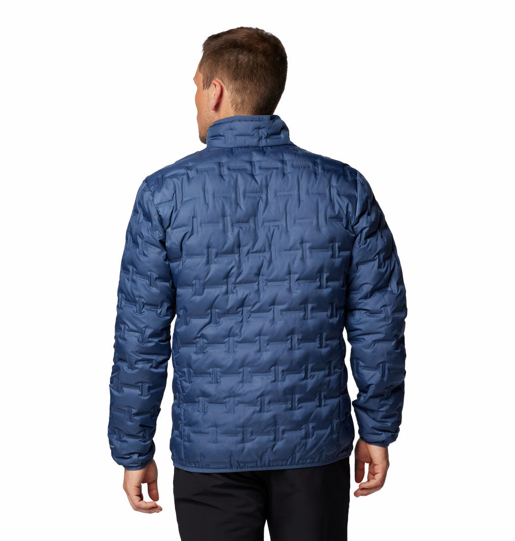 Columbia Mens Blue Delta Ridge II Down Jacket