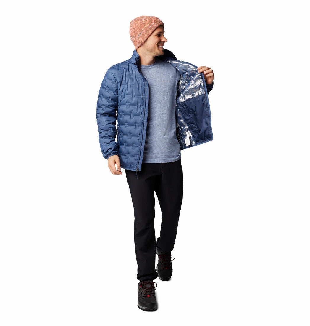 Columbia Mens Blue Delta Ridge II Down Jacket