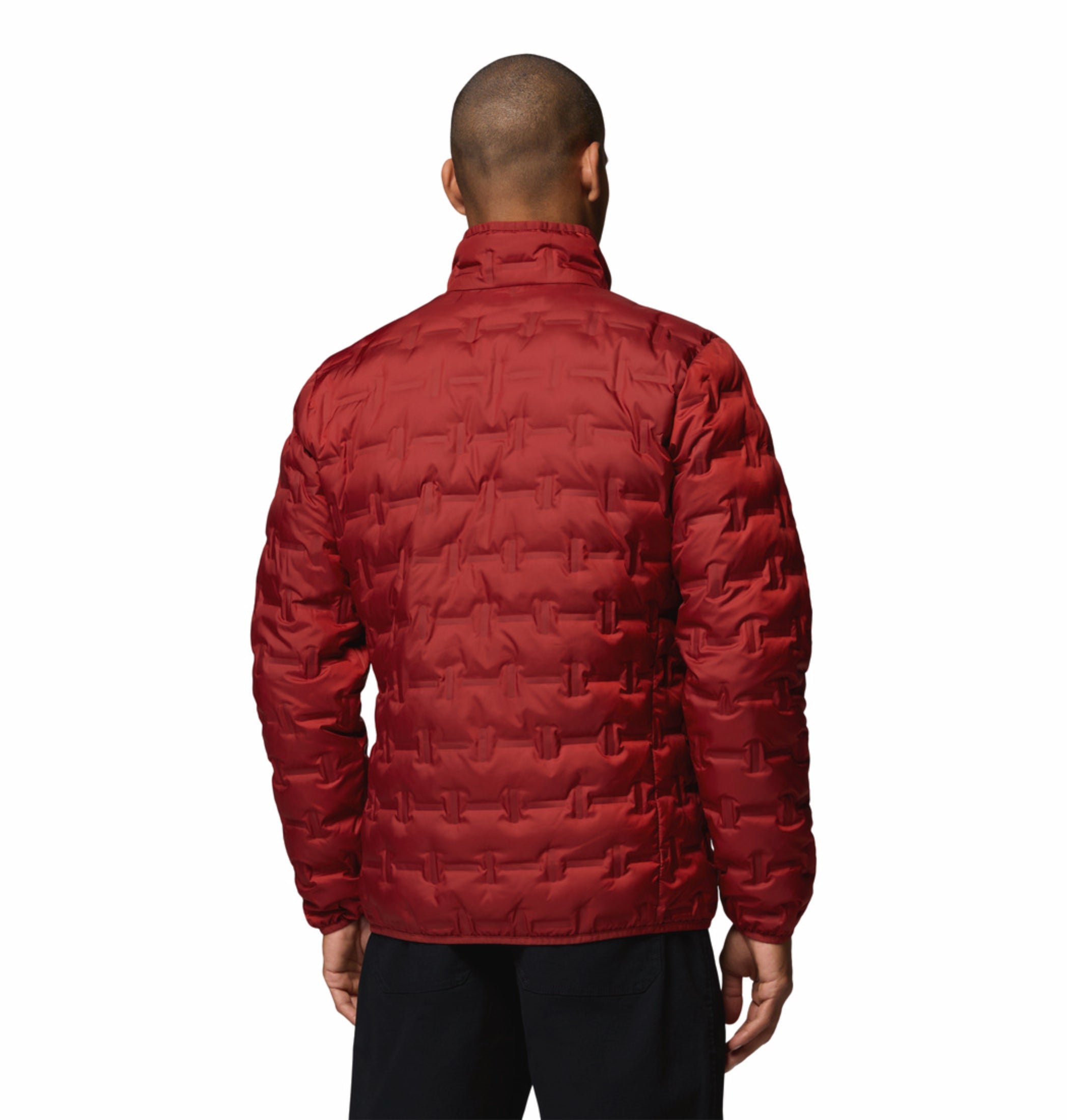 men red omni heat reflective delta ridge ii down jacket
