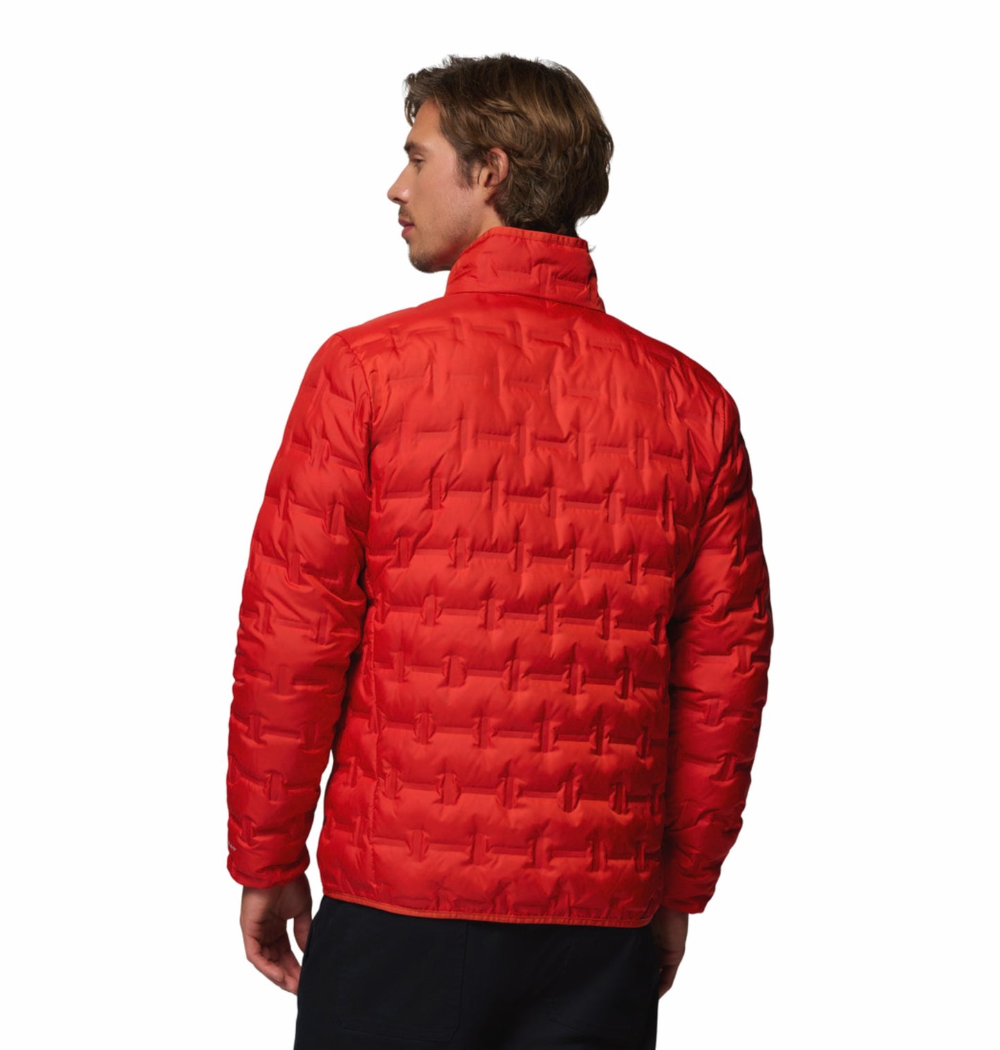 Columbia Men Orange Heat Seal Delta Ridge II Down Jacket